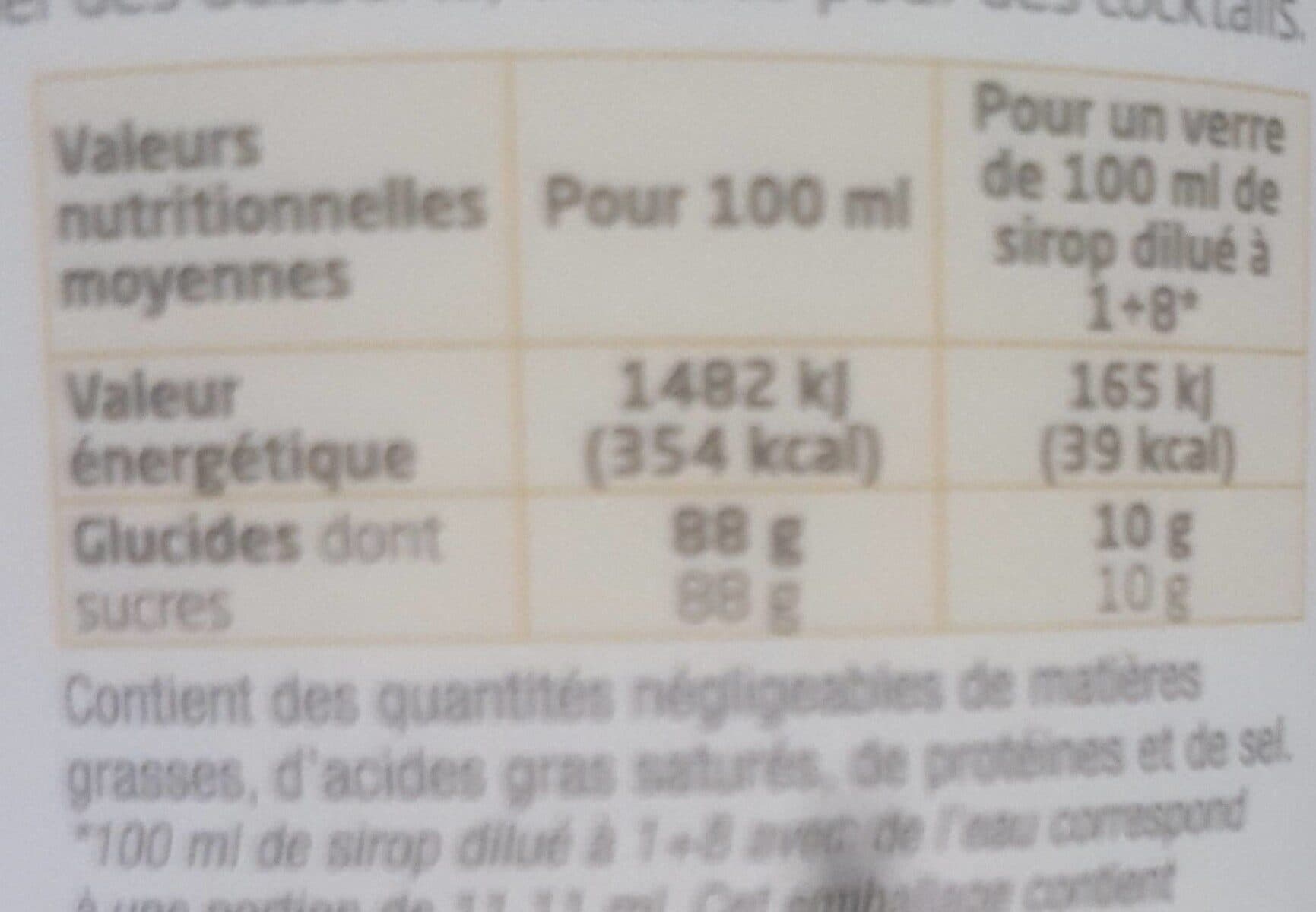 Open Food Facts Sirop de grenadine Corse DAMIANI packshot