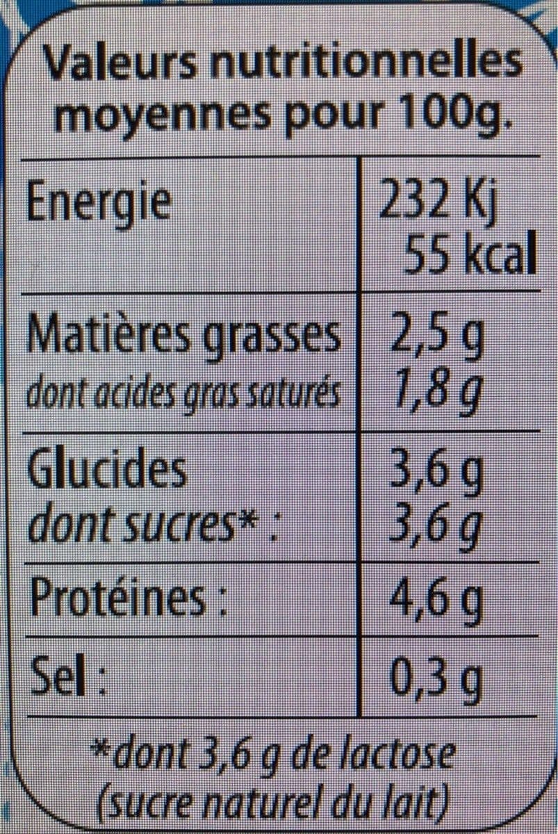 Open Food Facts Yaourt Nature Non Sucré packshot