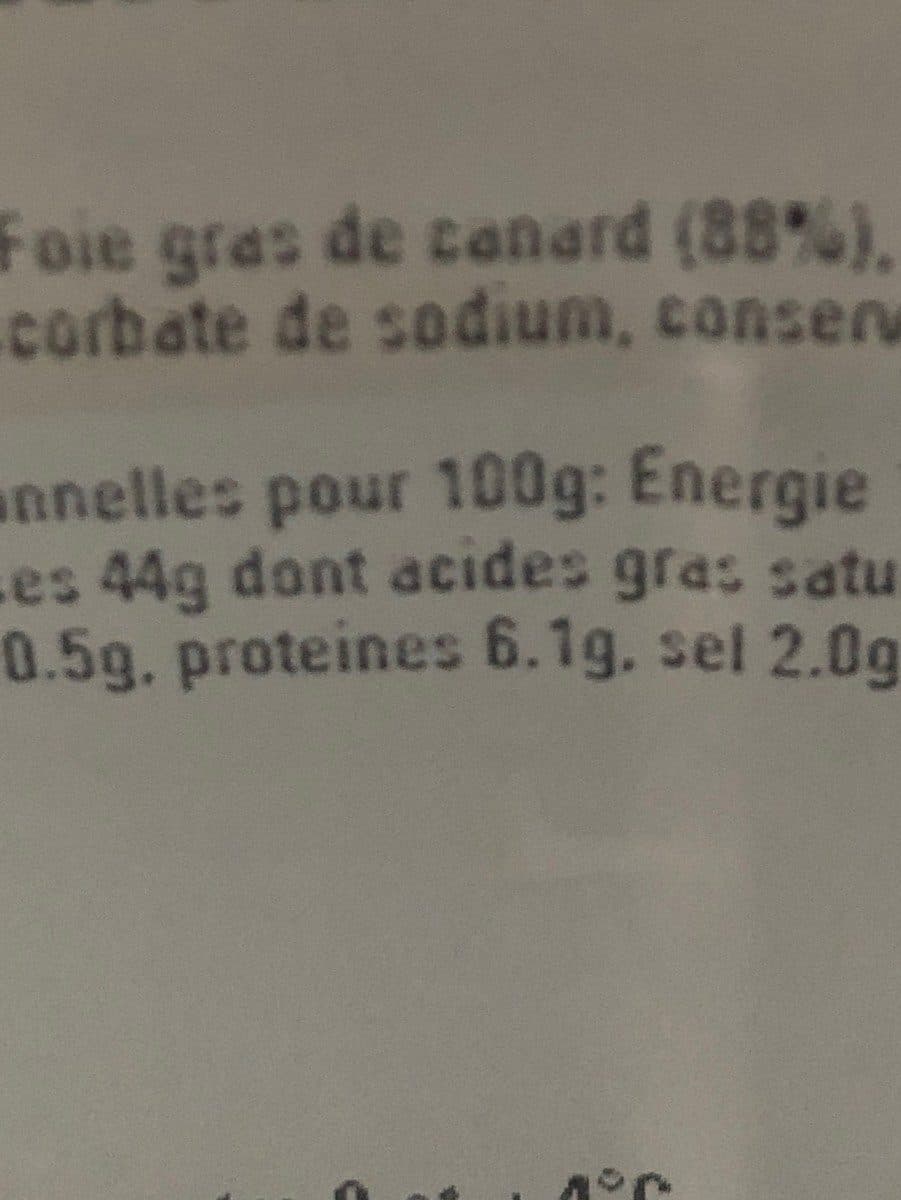 Open Food Facts Bloc de foie gras de canard mi cuit packshot