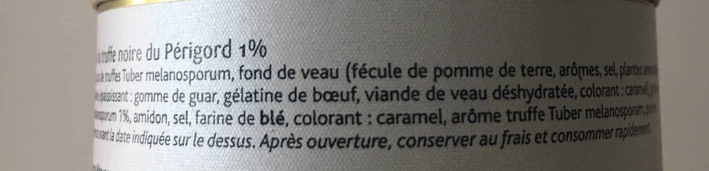Castaing Sauce Périgueux aux Truffes 1% packshot