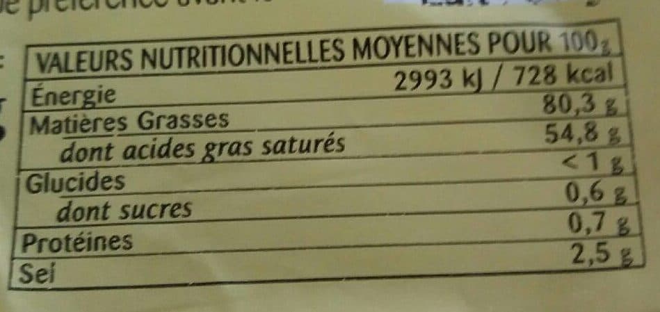 Réo Beurre de baratte demi sel packshot