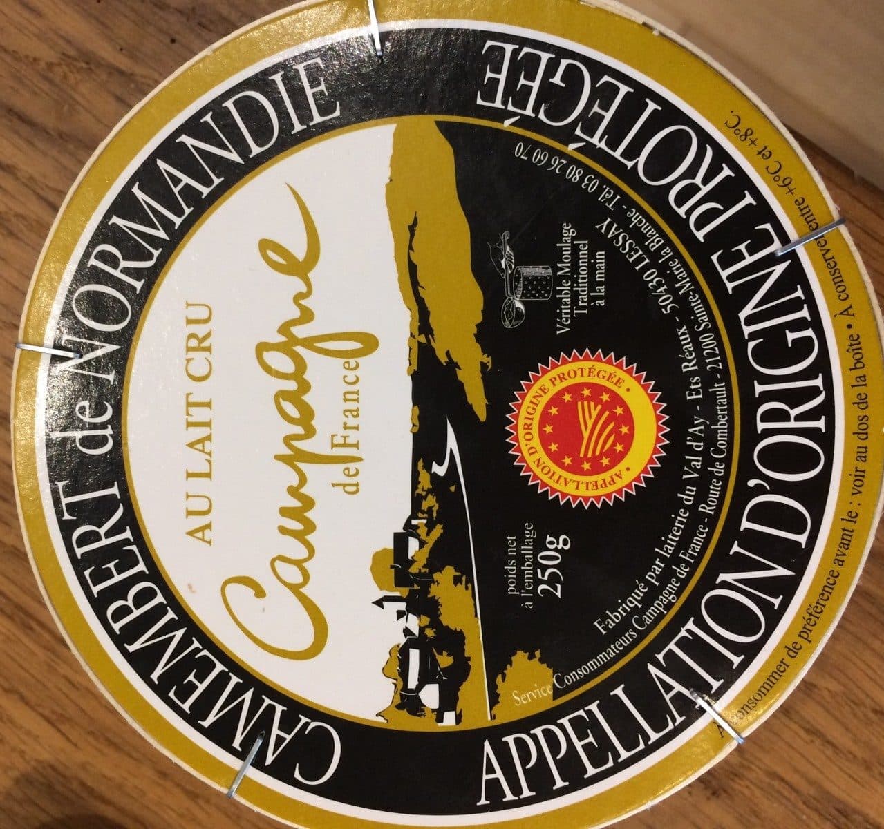 Campagne de France Camembert de normandie packshot