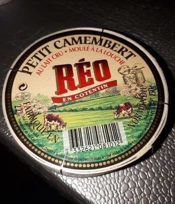 Réo Petit camembert au lait cru, moulé à la louche packshot