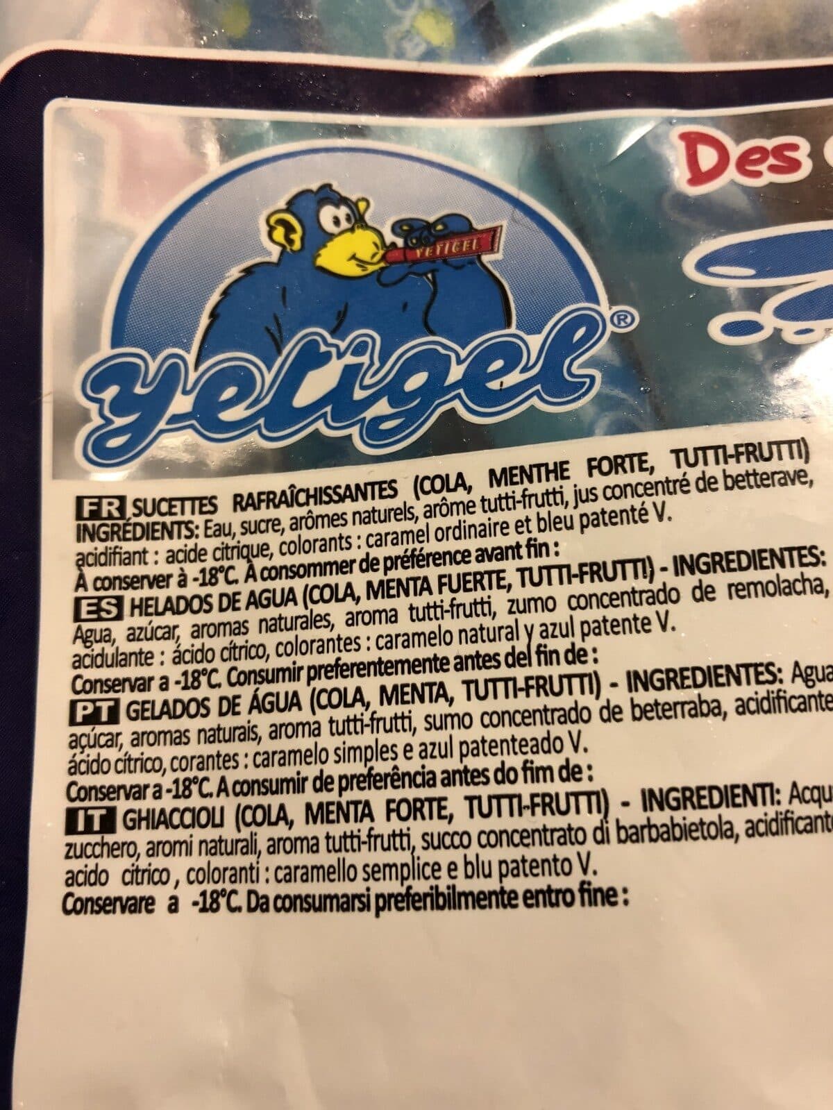 Open Food Facts Batonnets Parfums fous packshot