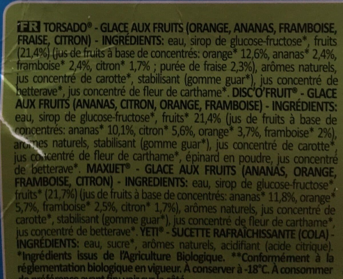 Yeti Bâtonnets glacés fruits + cola packshot