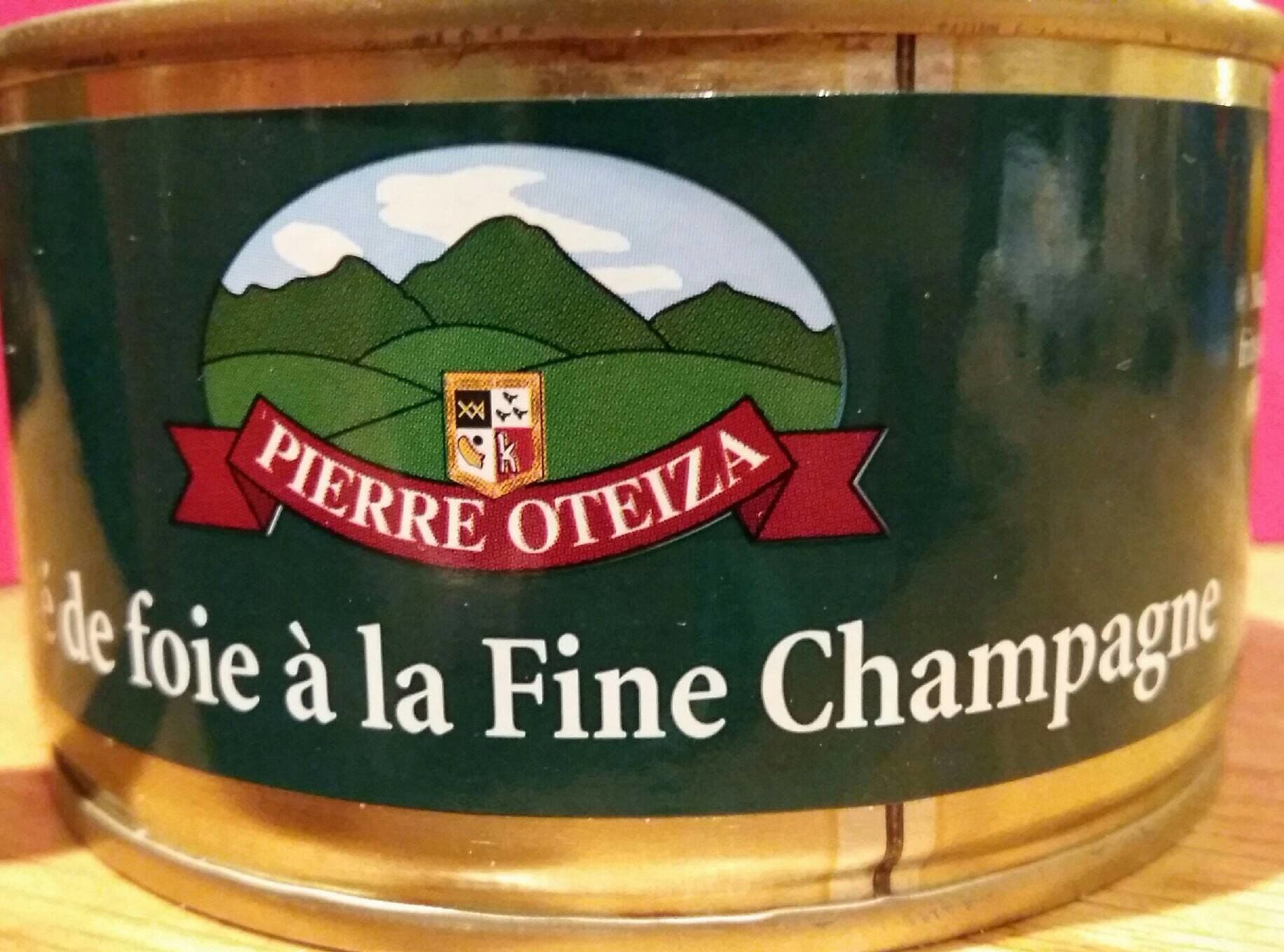 Pierre OTEIZA Pâté de foie à la fine champagne packshot