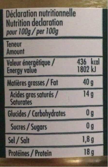 Open Food Facts Chichon De Porc Basque packshot