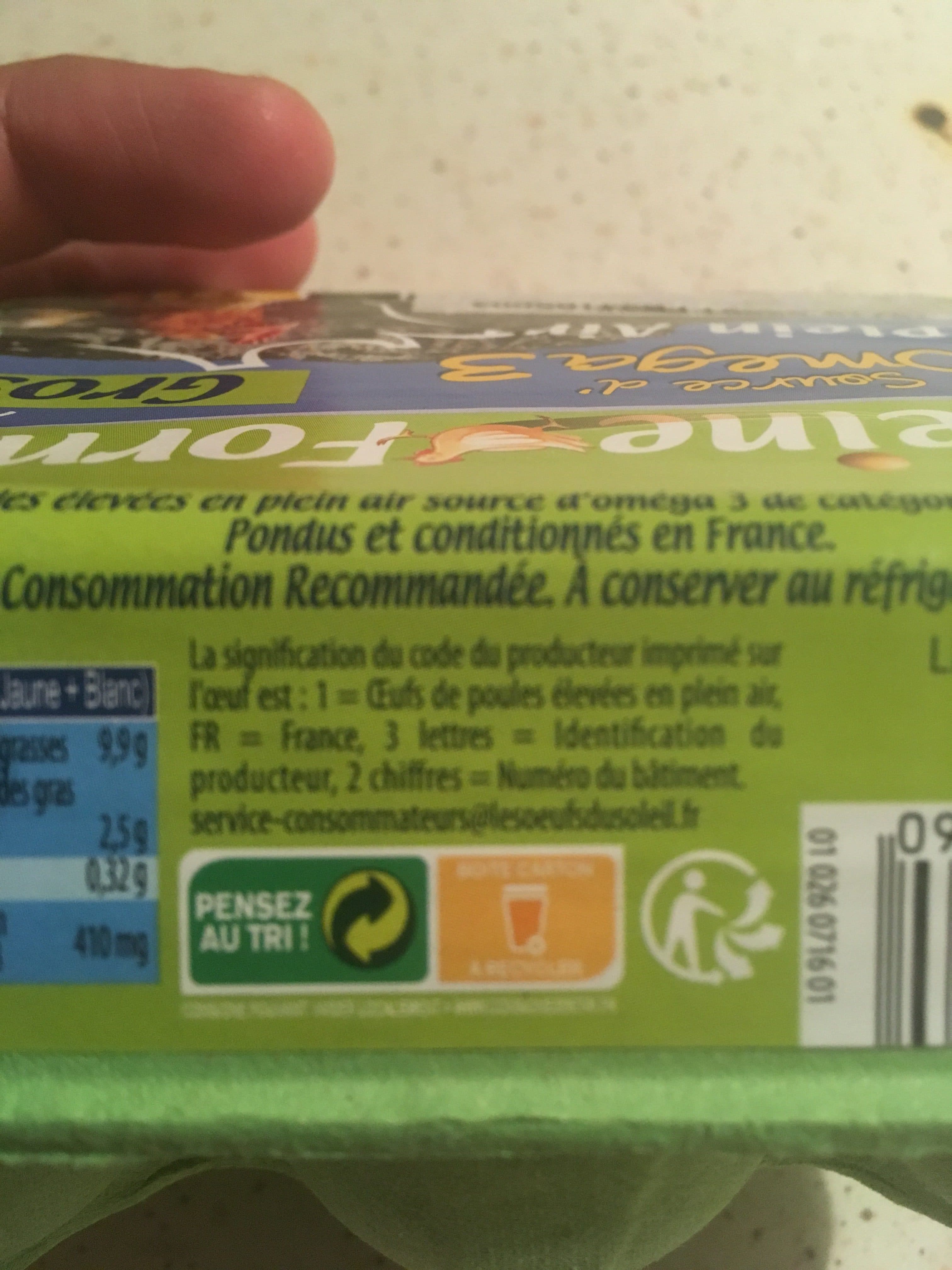 Pleine Forme Oeuf packshot