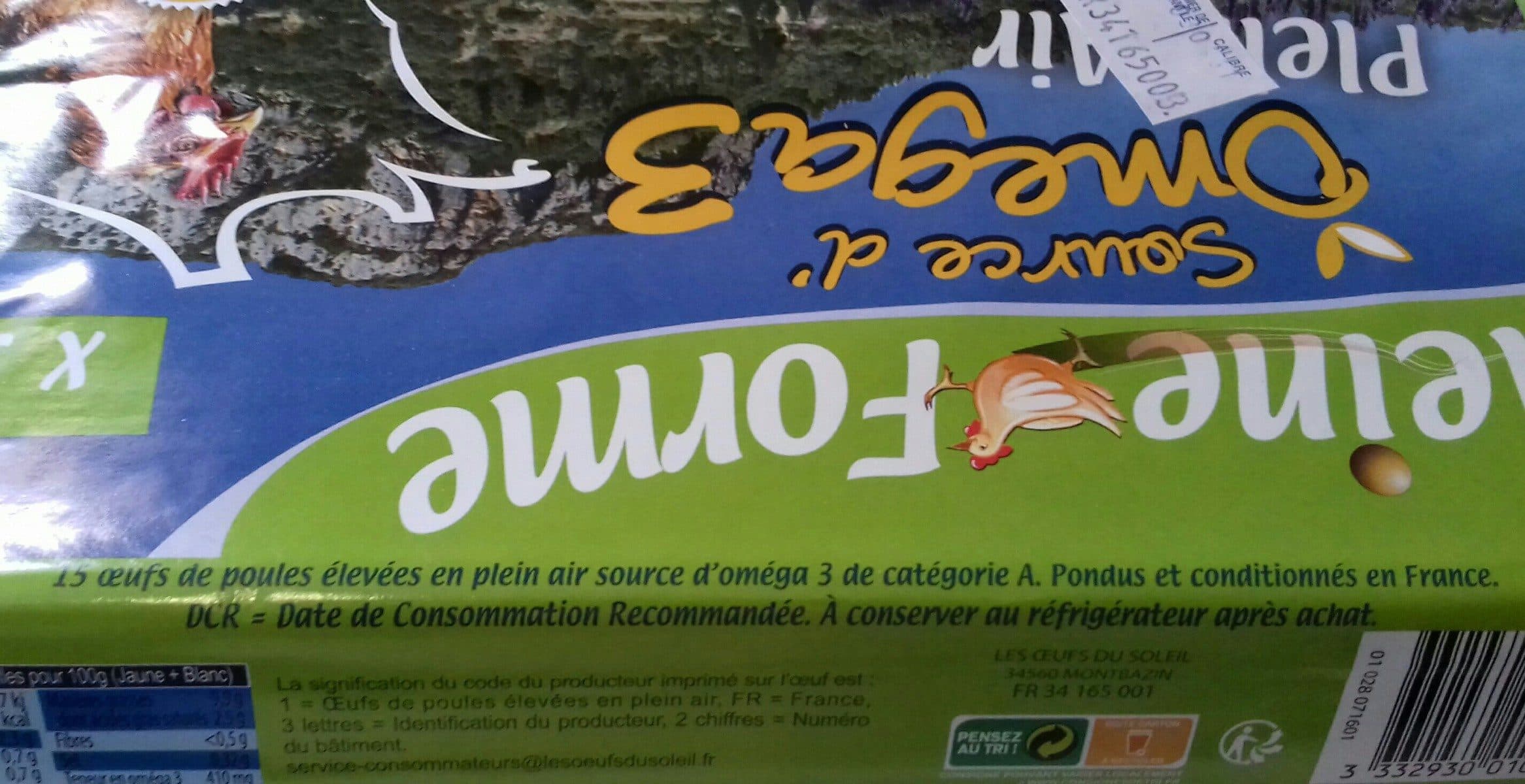 Pleine Forme Oeufs packshot