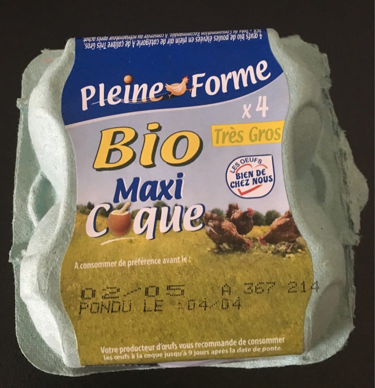 Pleine Forme Oeufs packshot
