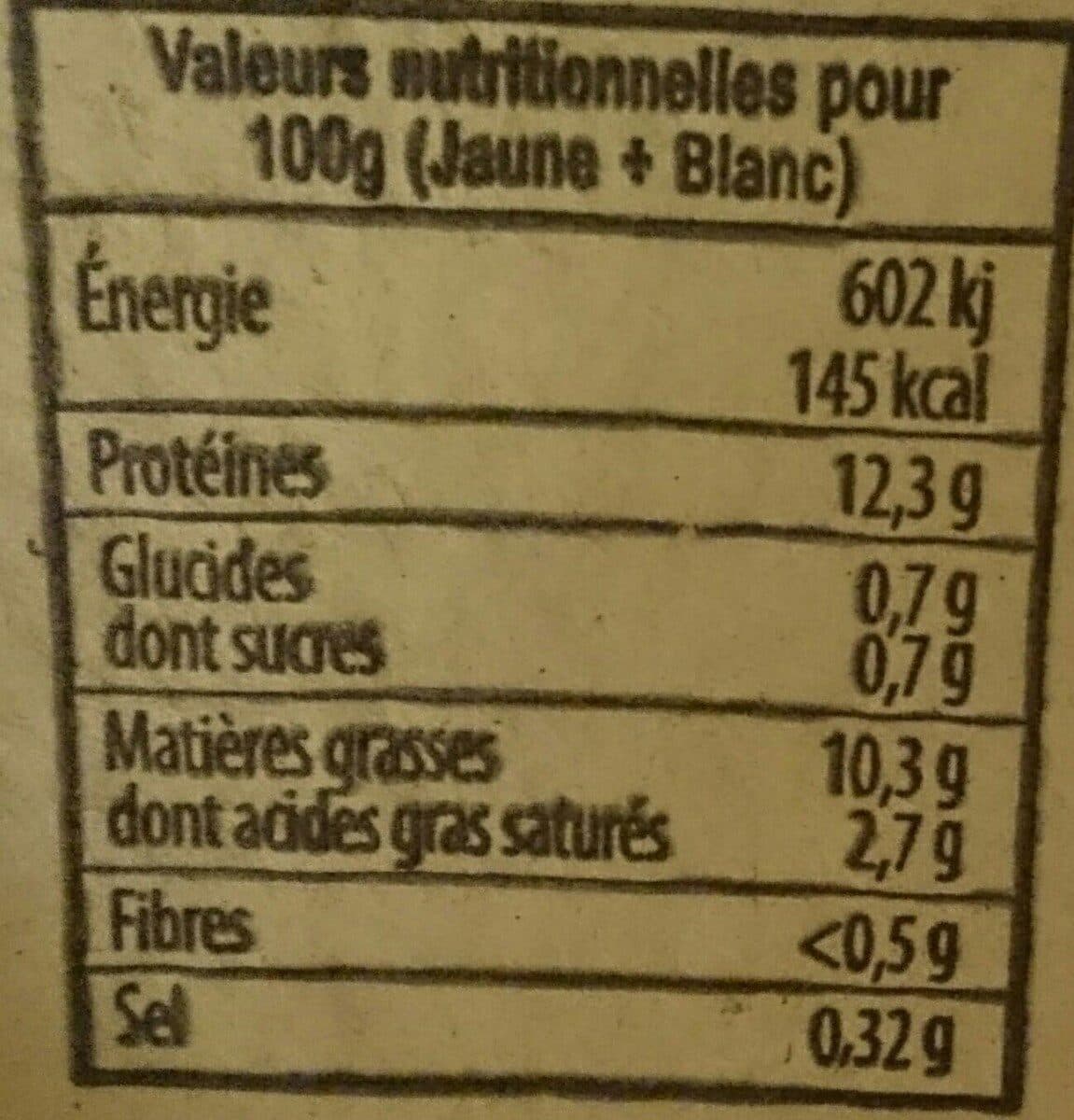Open Food Facts Oeufs bio packshot
