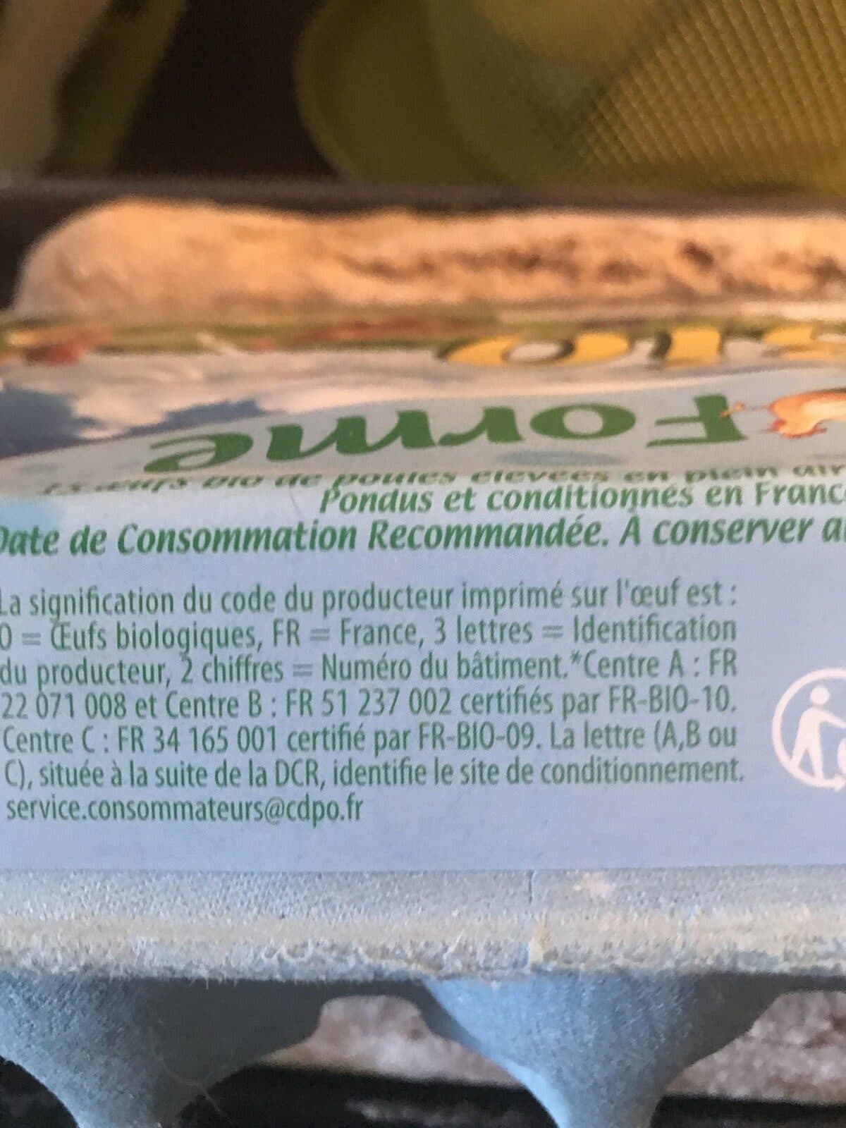 Pleine Forme Oeufs packshot