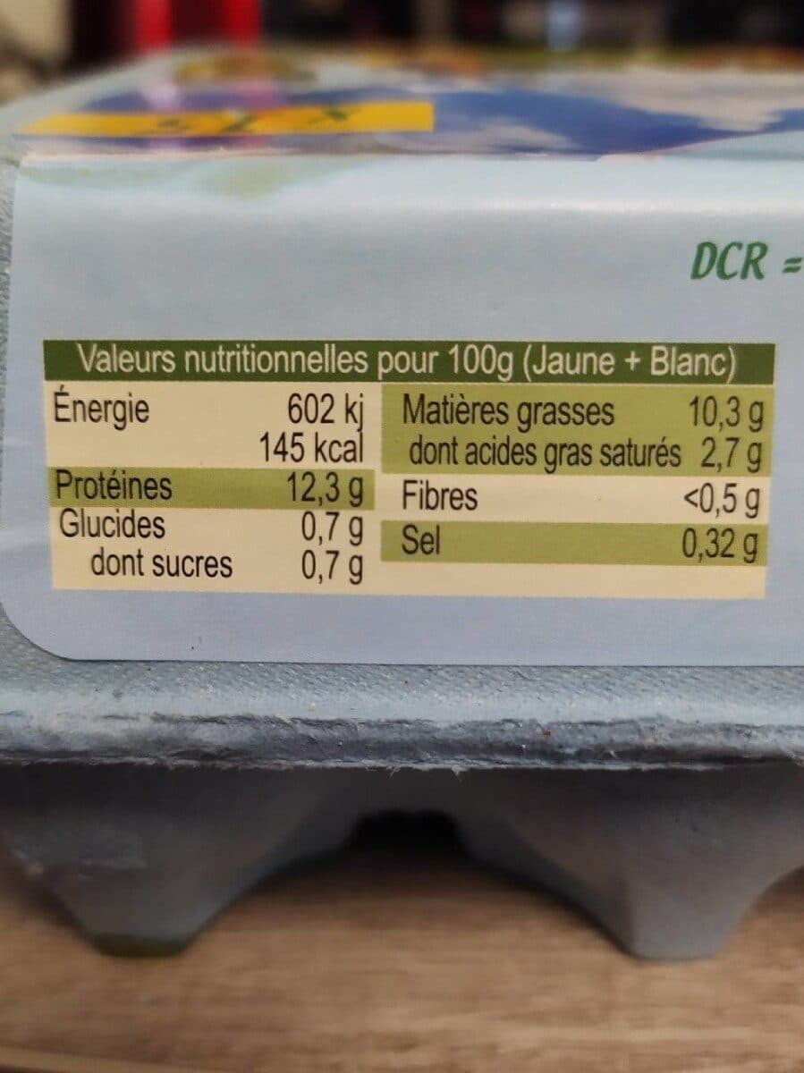 Pleine Forme Oeufs packshot