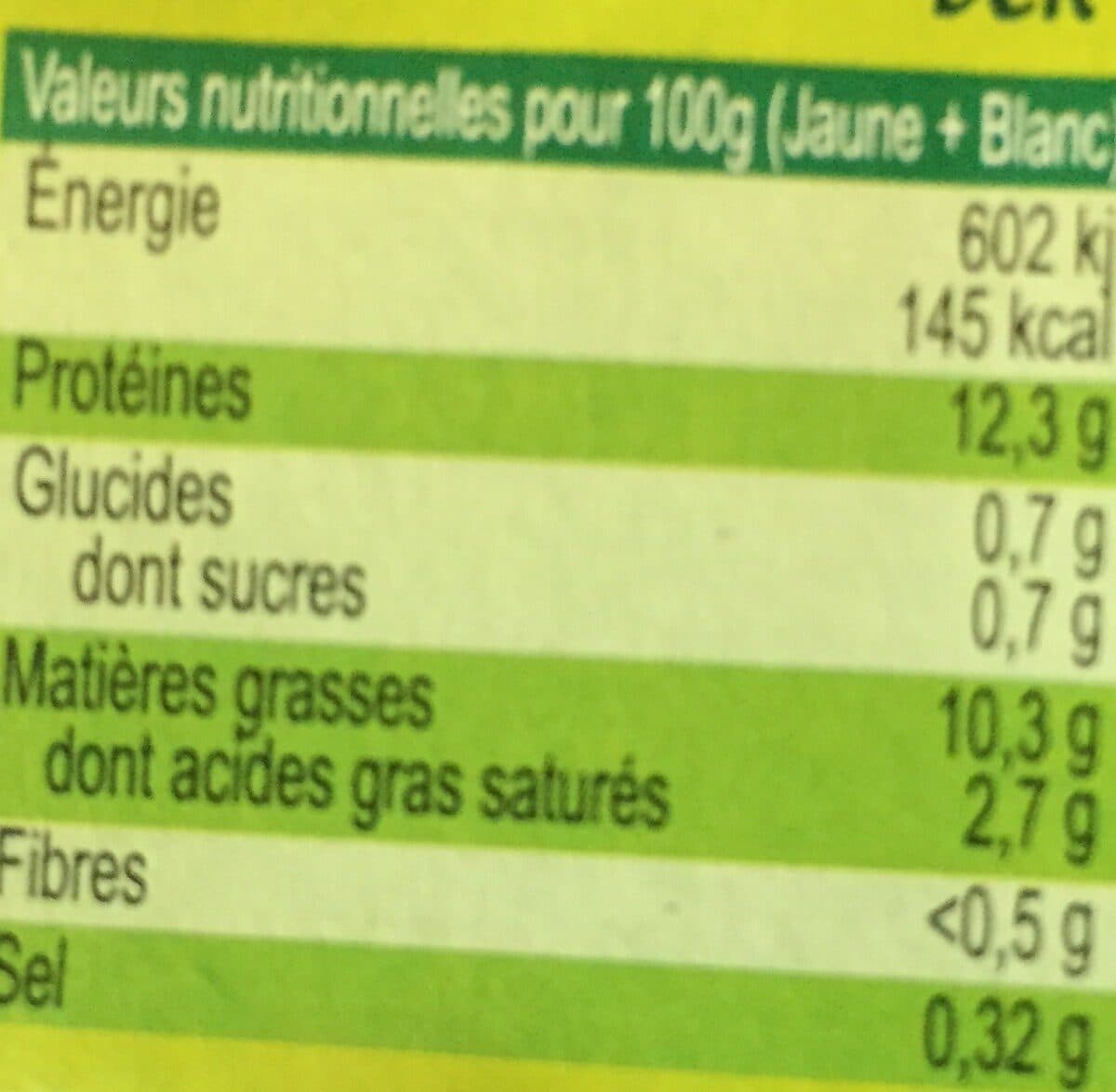 Pleine Forme Oeufs blancs plein air packshot