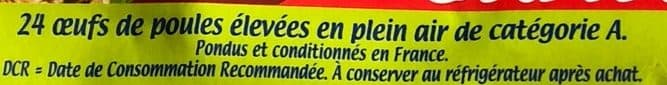 Les Œufs Bien de Chez Nous Poules élevées en plein air packshot