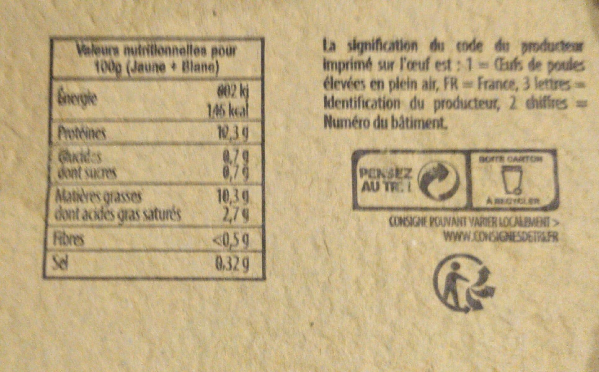 CDPO Œufs plein air packshot