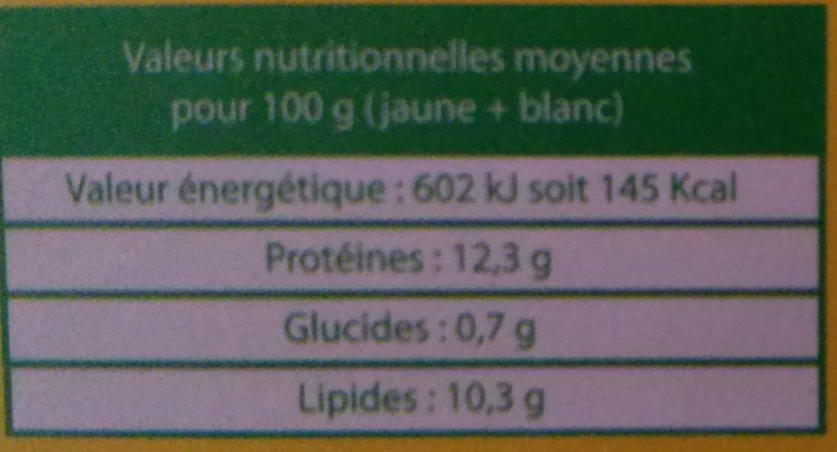 Pleine Forme 10 œufs Bio packshot