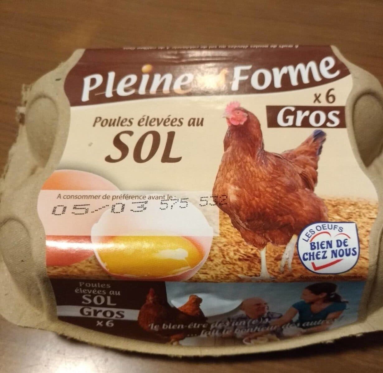 Pleine Forme Oeufs Gros Pleine Forme packshot