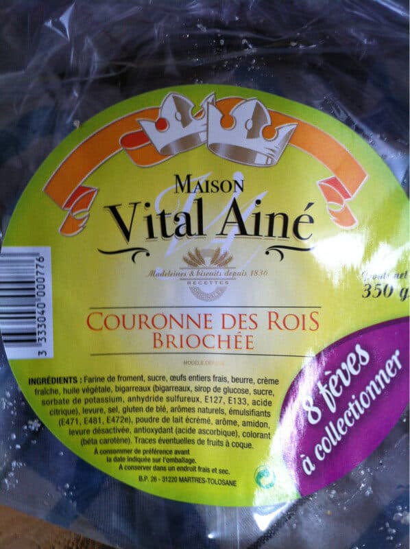 Maison vital aine Couronne Des Rois Briochée packshot