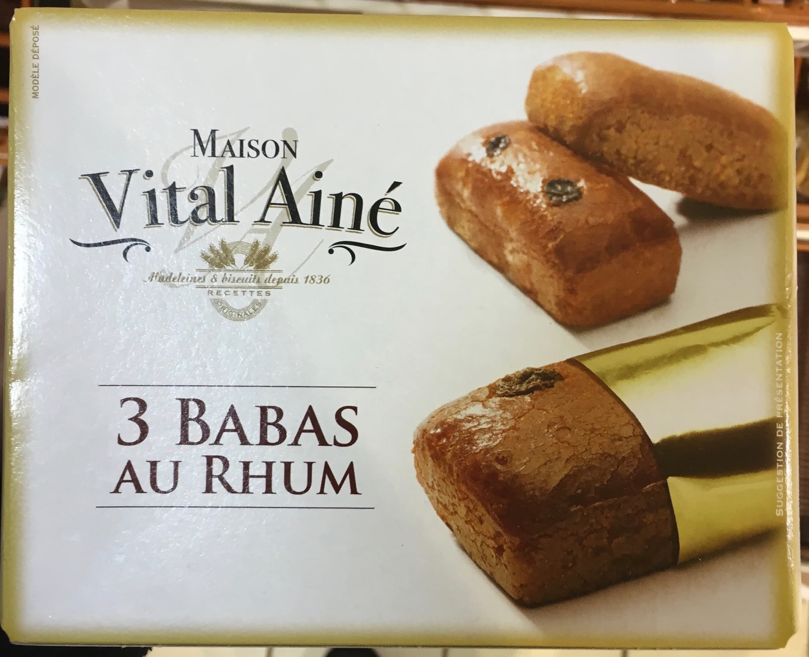 Maison Vital Ainé 3 babas au rhum packshot