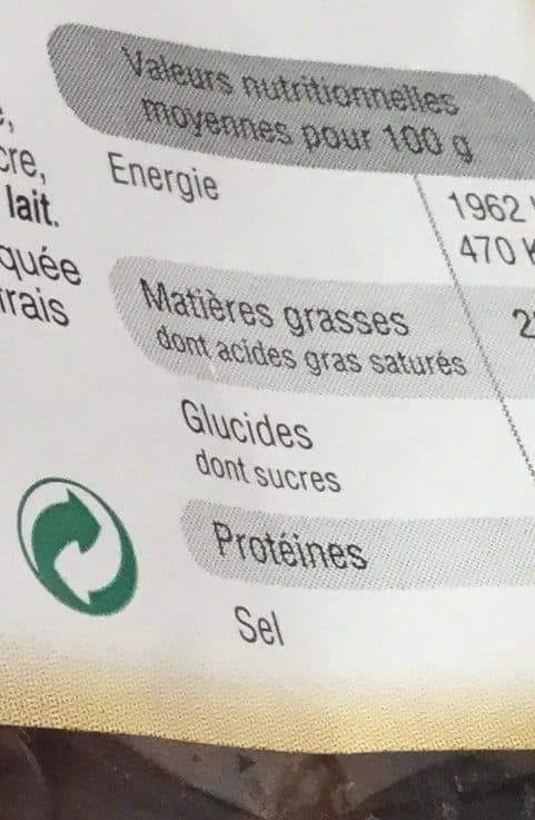 Vital Ainé Gaufres liégeoises saveur chocolat packshot