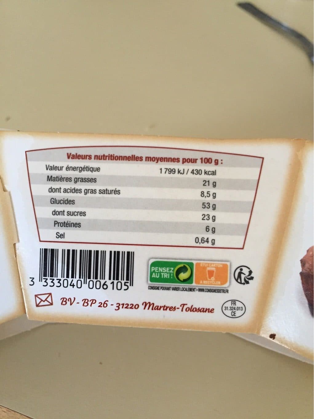 Lidl Tourte croustade des Pyrénées packshot