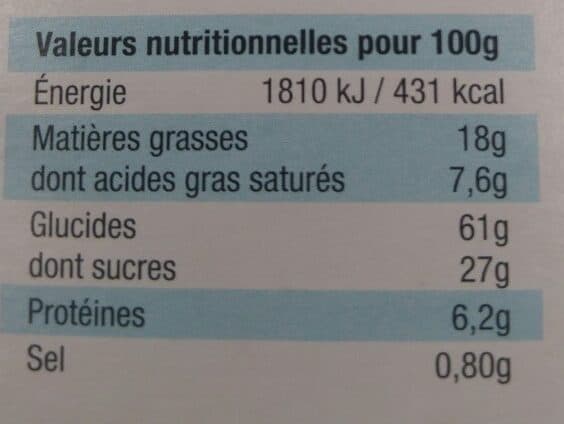 Maison Vital Ainé Madeleines bananes aux oeufs frais packshot