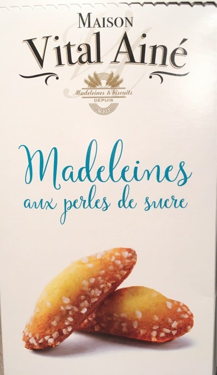 Vital ainé Madeleines mignonettes aux perles de sucre packshot
