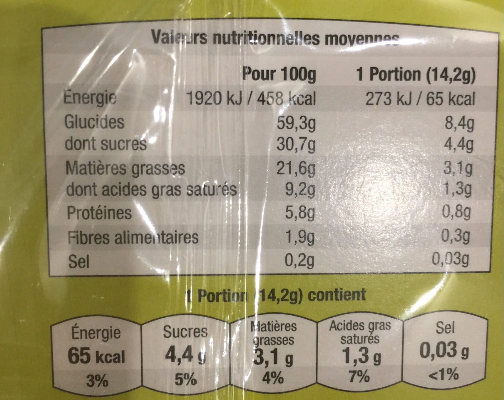Vital Bio Madeleines Bio aux Pépites de Chocolat packshot
