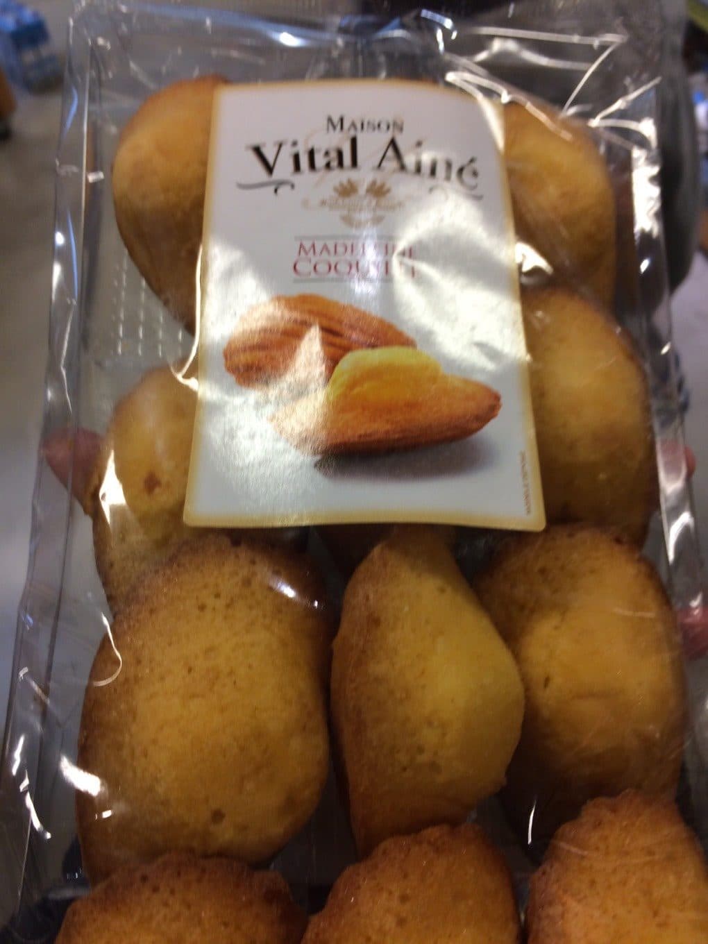 MAISON VITAL AINE Madeleines forme coquille Maison Vital Aine x12 packshot