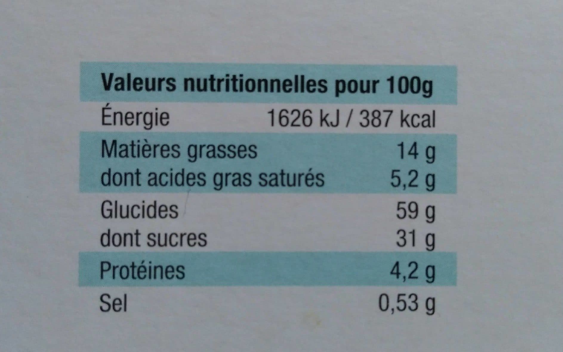 Maison Vital Ainé Madeleines Etoiles aux raisins macérés packshot
