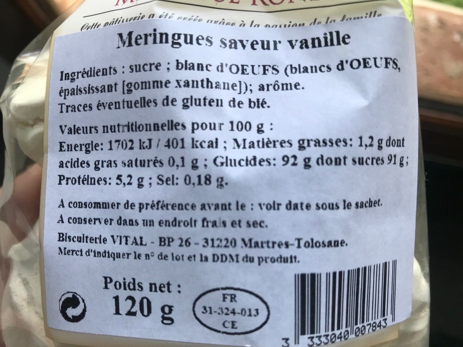 Vital Ainé Meringues rondes Vital Aîné packshot