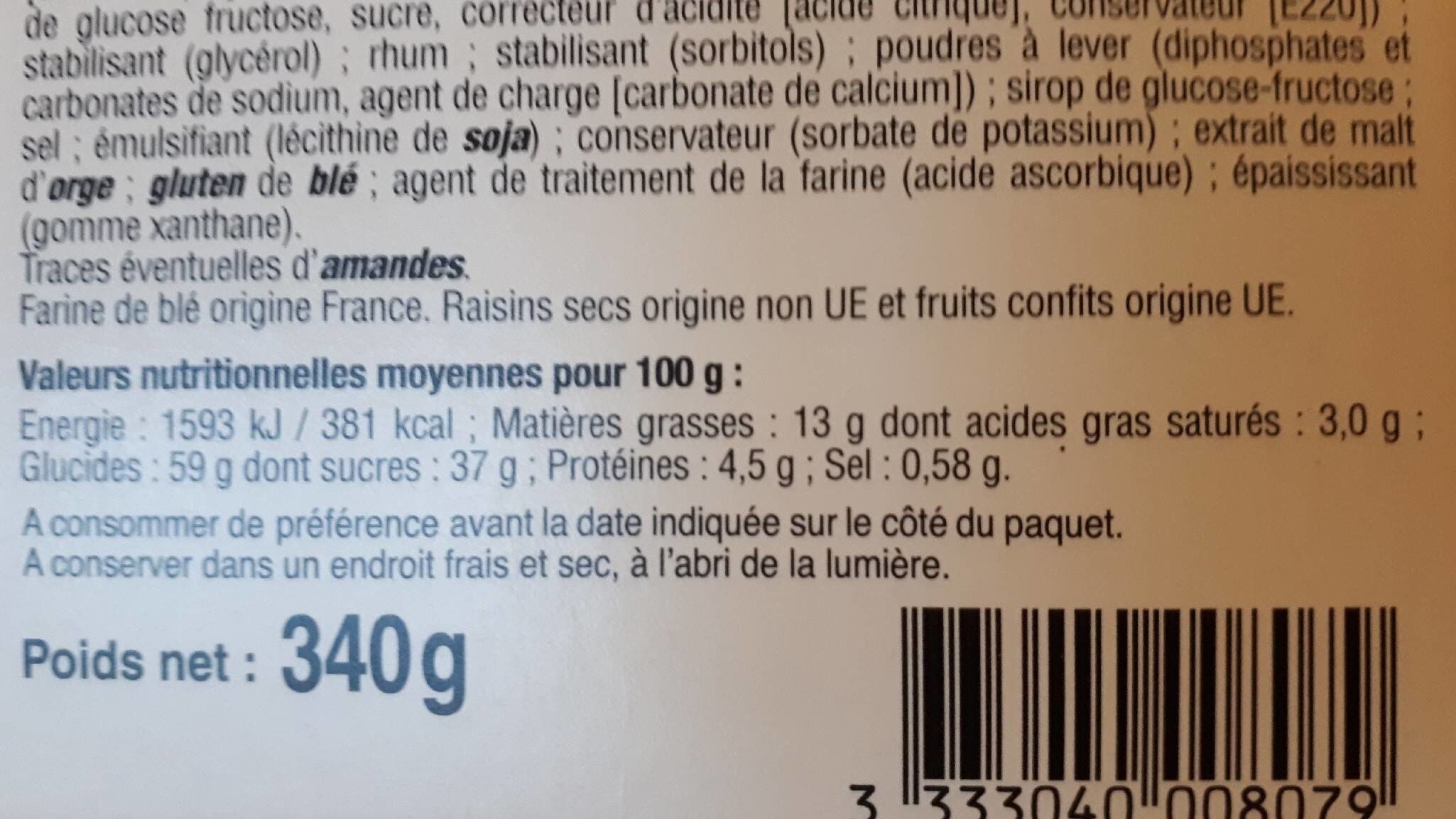 Maison Vital Ainé Cake gourmand tuuti fruti packshot