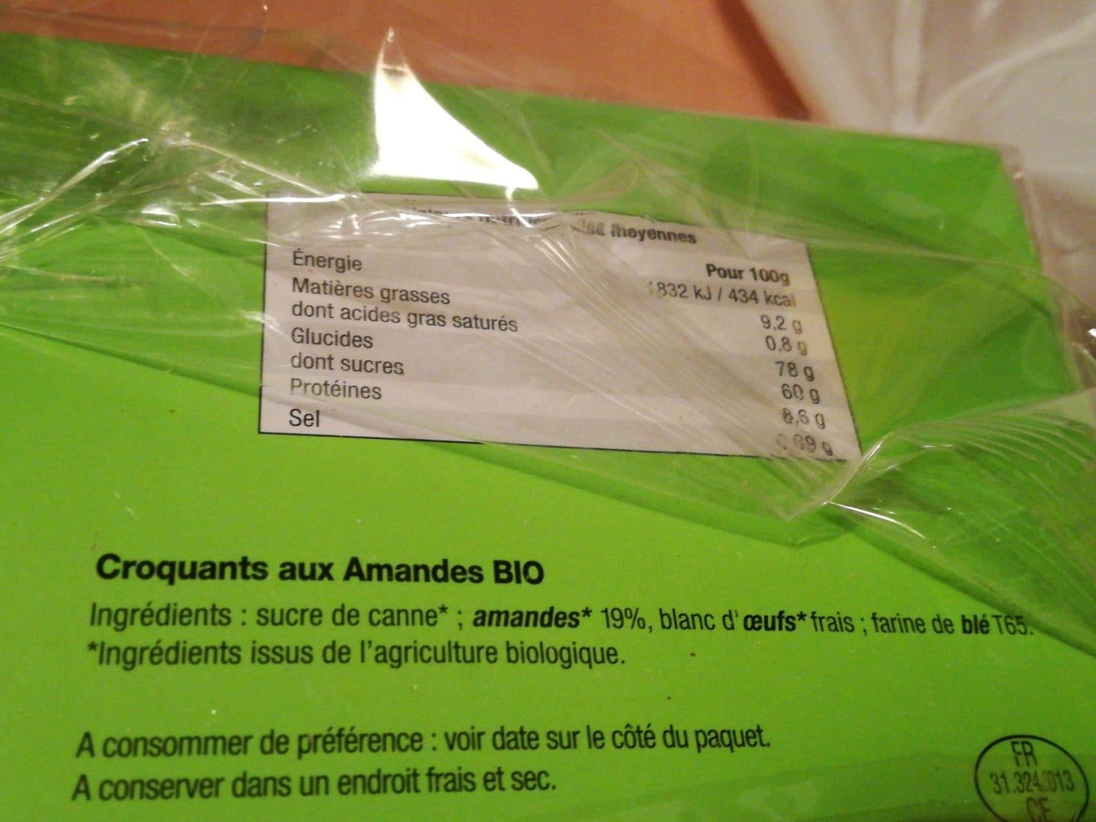 Vital aine Croquants bio packshot