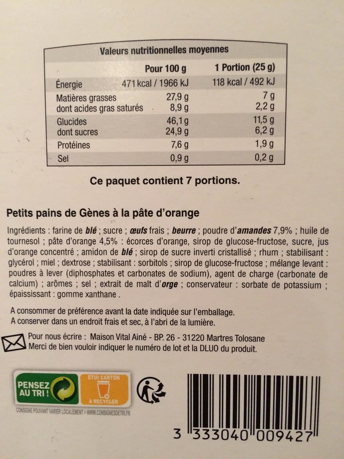 Maison Vital Ainé Petits Luchonnais packshot