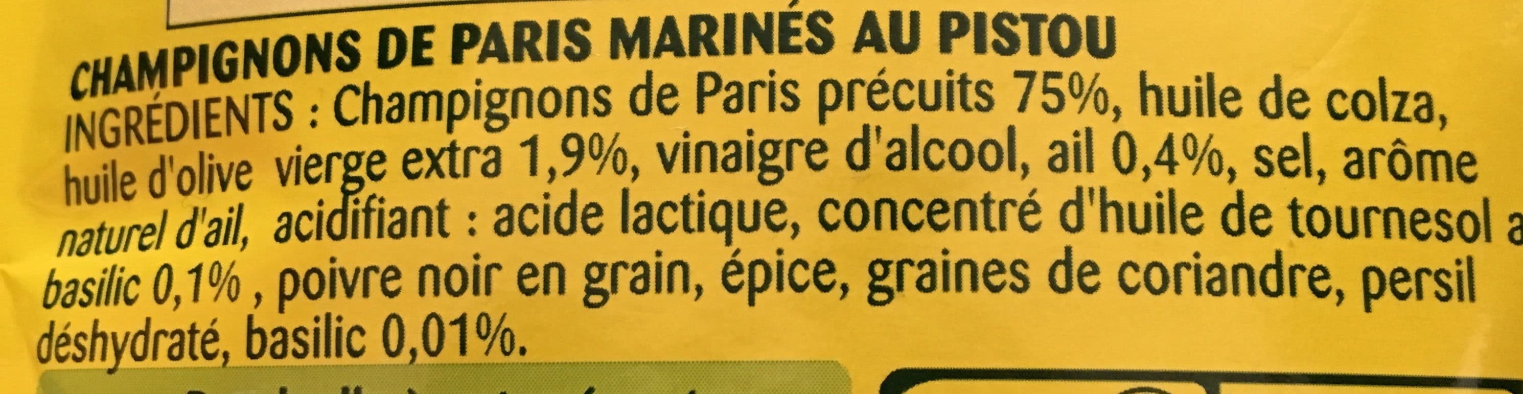 Bonduelle Apero' champi pistou 160g packshot