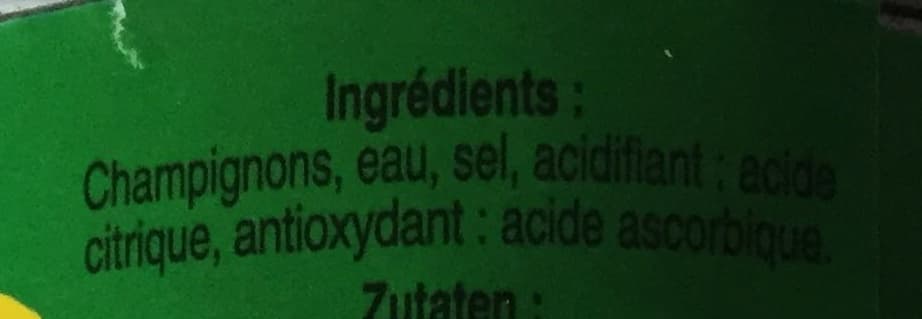 Blanchaud Champignons de Paris pieds et morceaux packshot