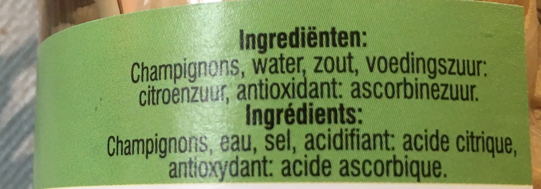 Open Food Facts Champignons Emincés packshot