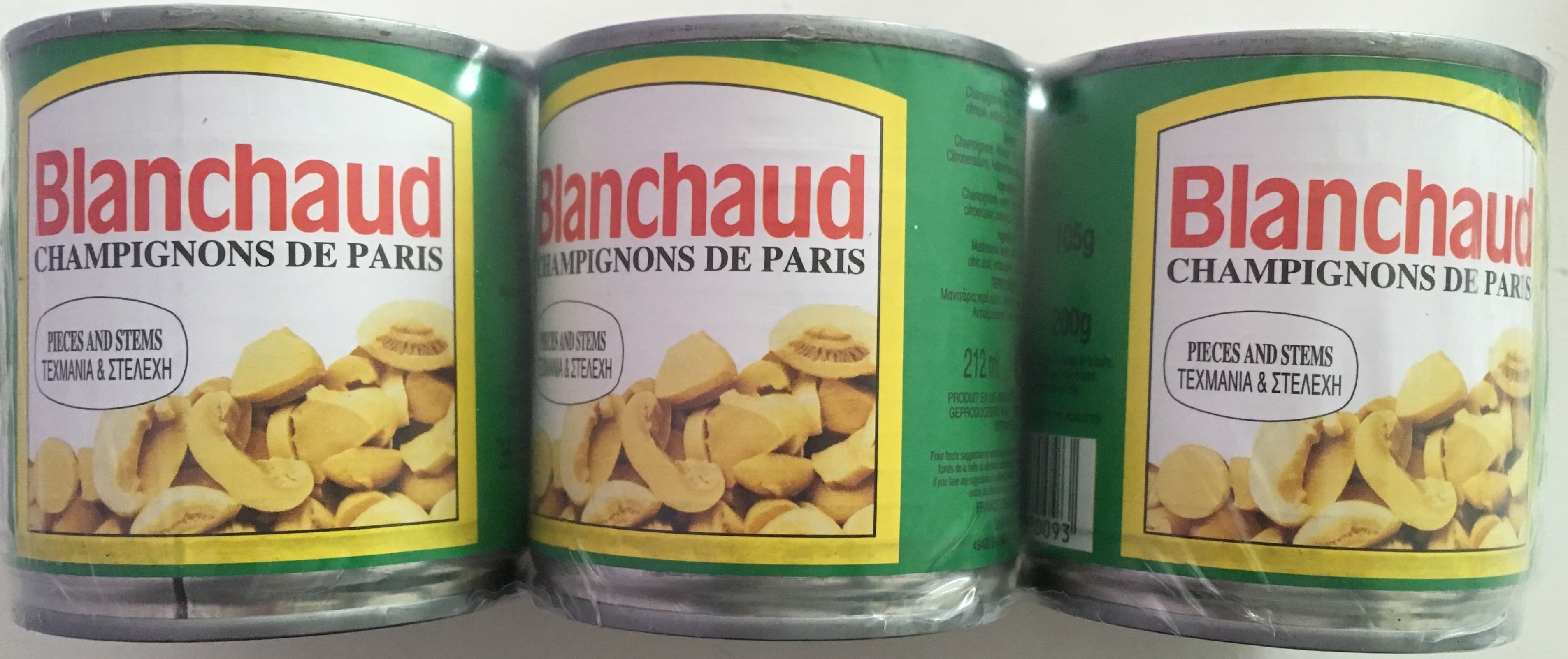 Blanchaud Champignons de Paris packshot