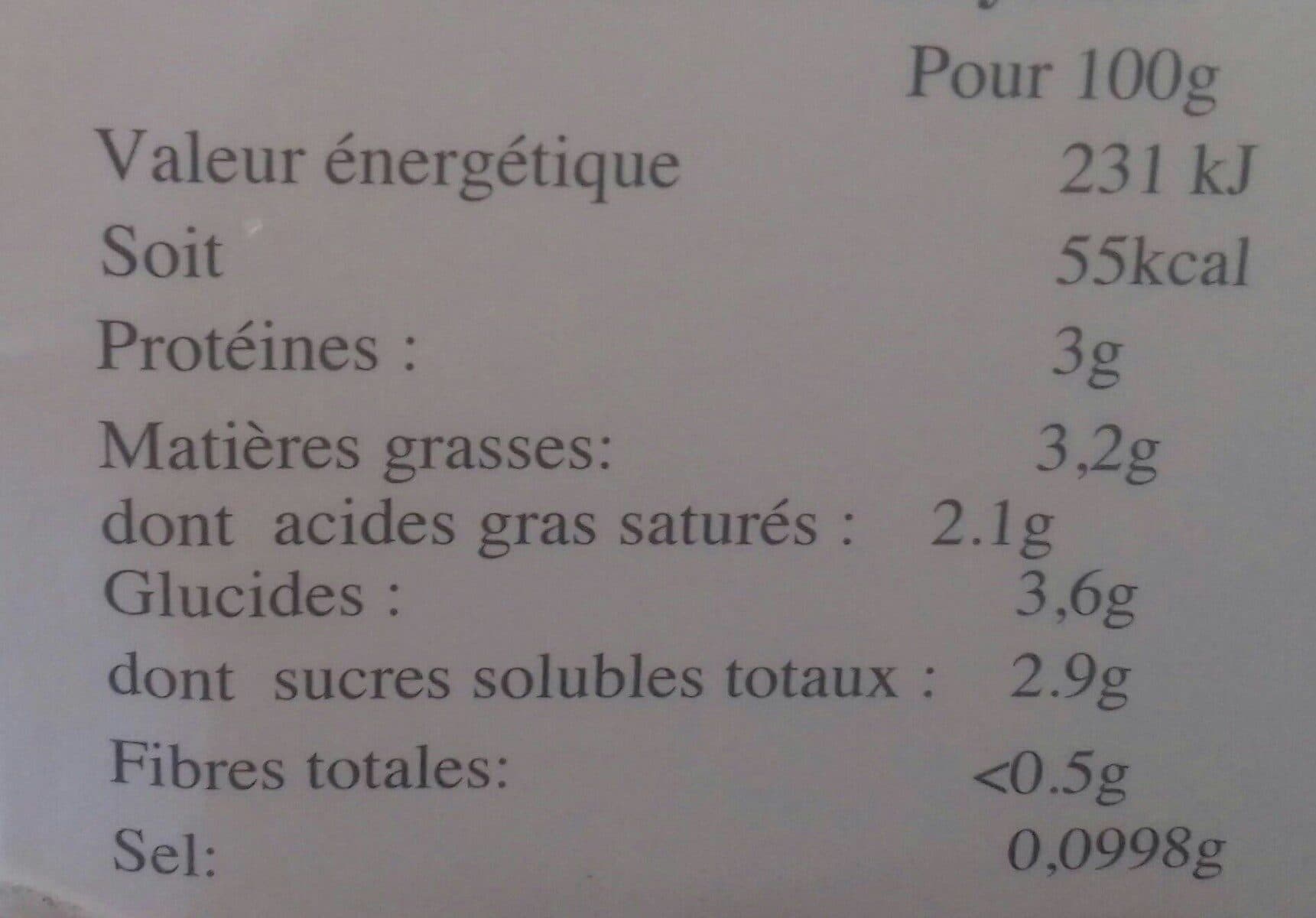 Open Food Facts K-Philus bio chèvre - Lait fermenté packshot