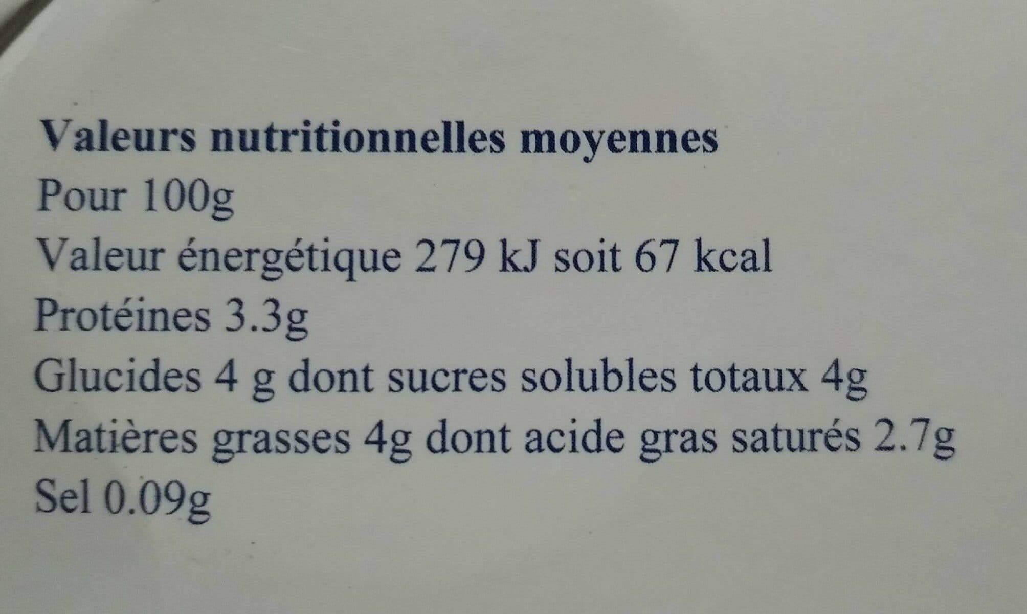 Climont Yaourts nature au lait de montagne packshot