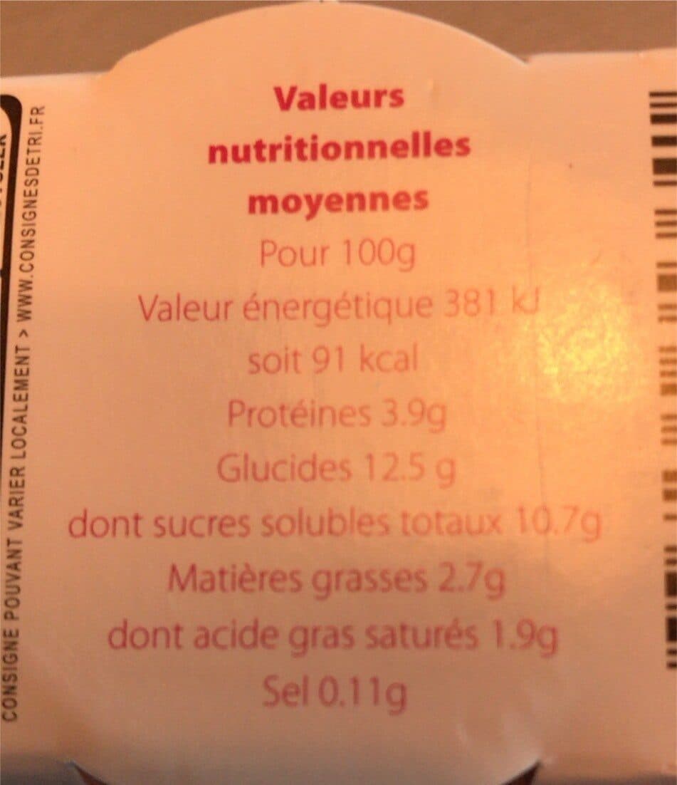 Climont Yaourt aux framboises CLIMONT packshot