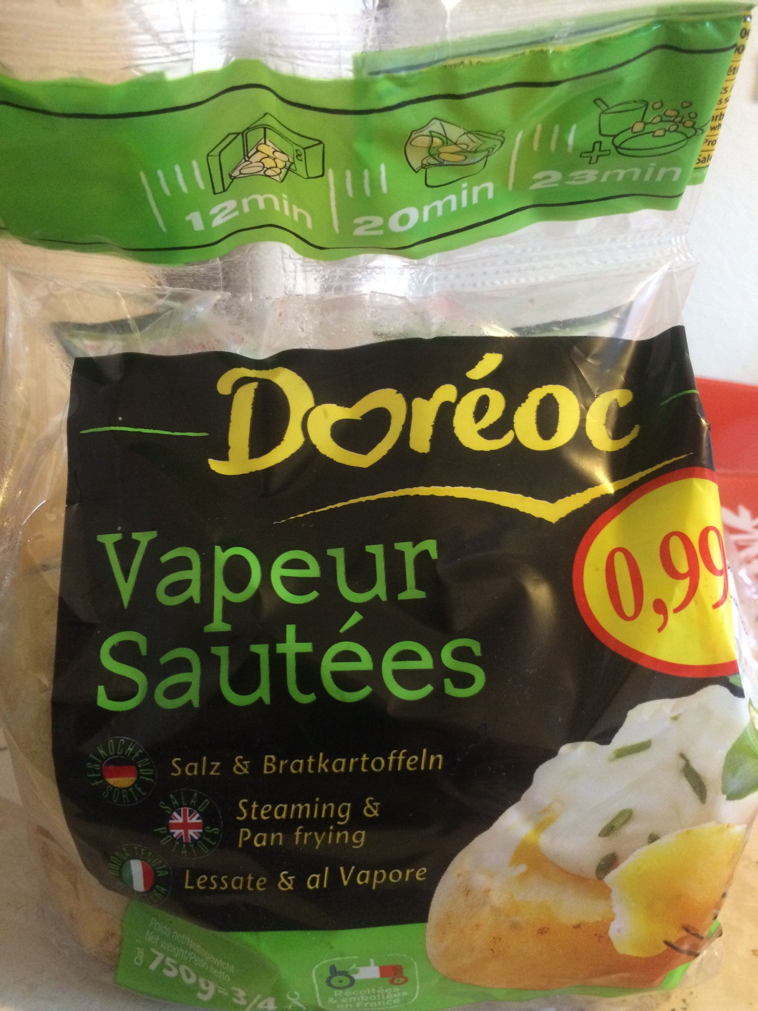 Doréoc Vapeur Sautées packshot