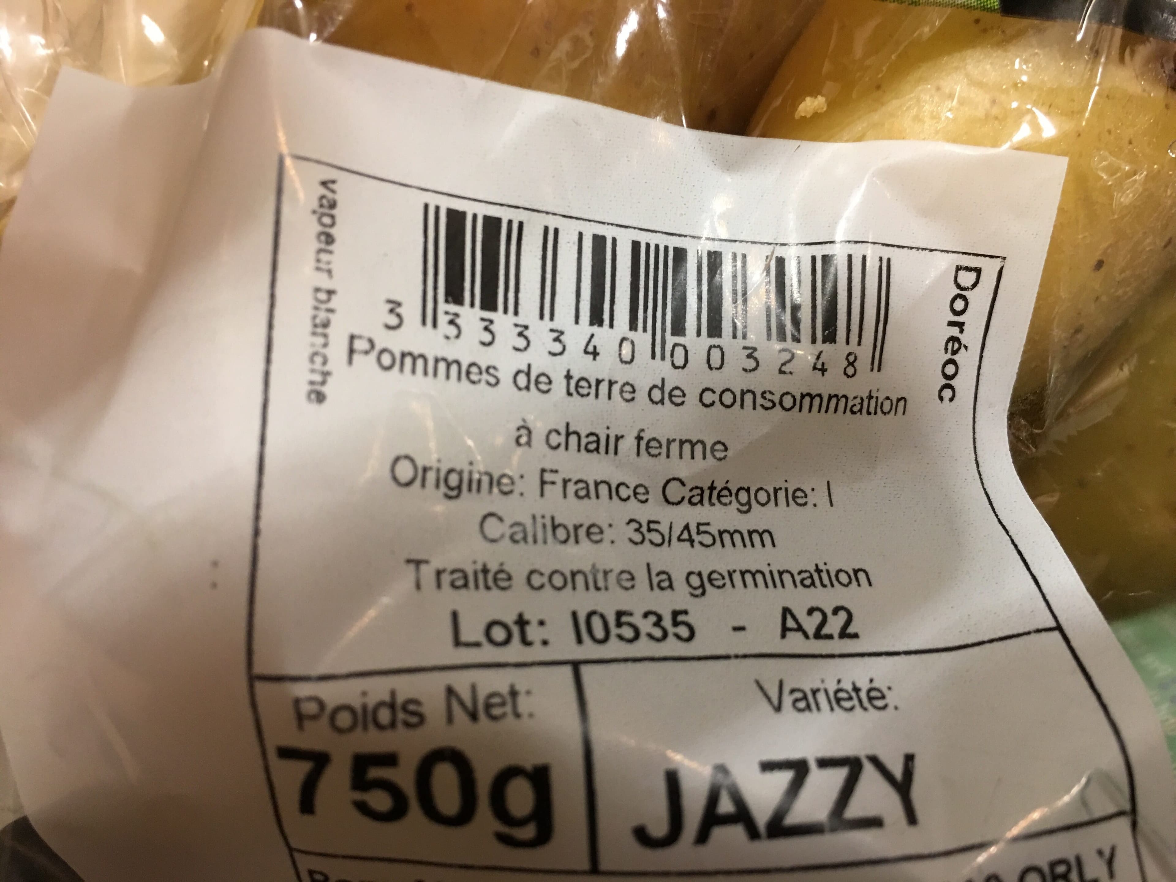 Doréoc Vapeur Sautées packshot