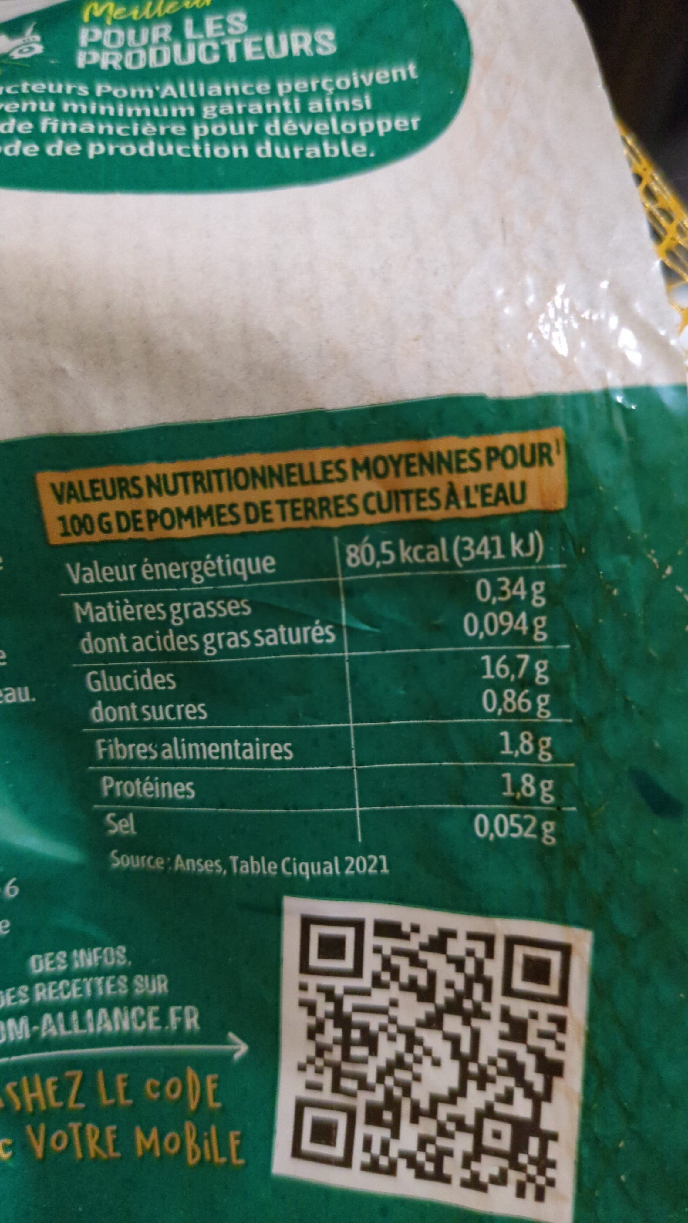 Doreoc Pomme de terre packshot
