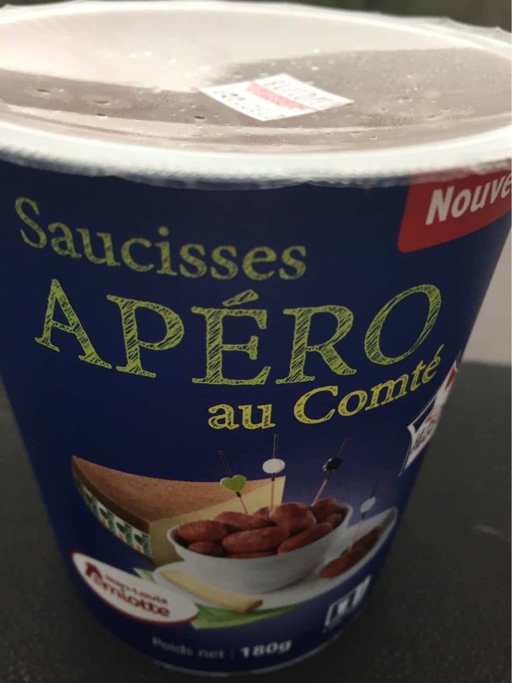 Jean Louis Amiotte Saucisses apéro au comté packshot