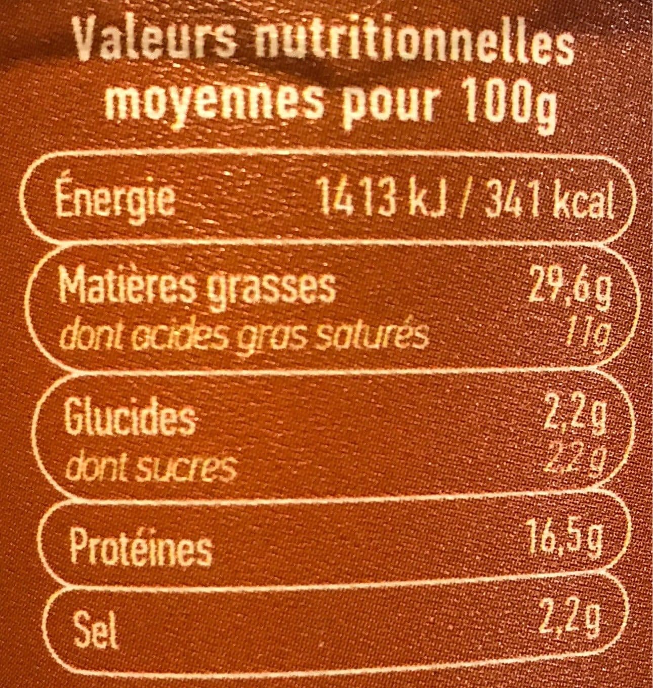 Jean Louis Amiotte Saucisses apero aux noisettes packshot