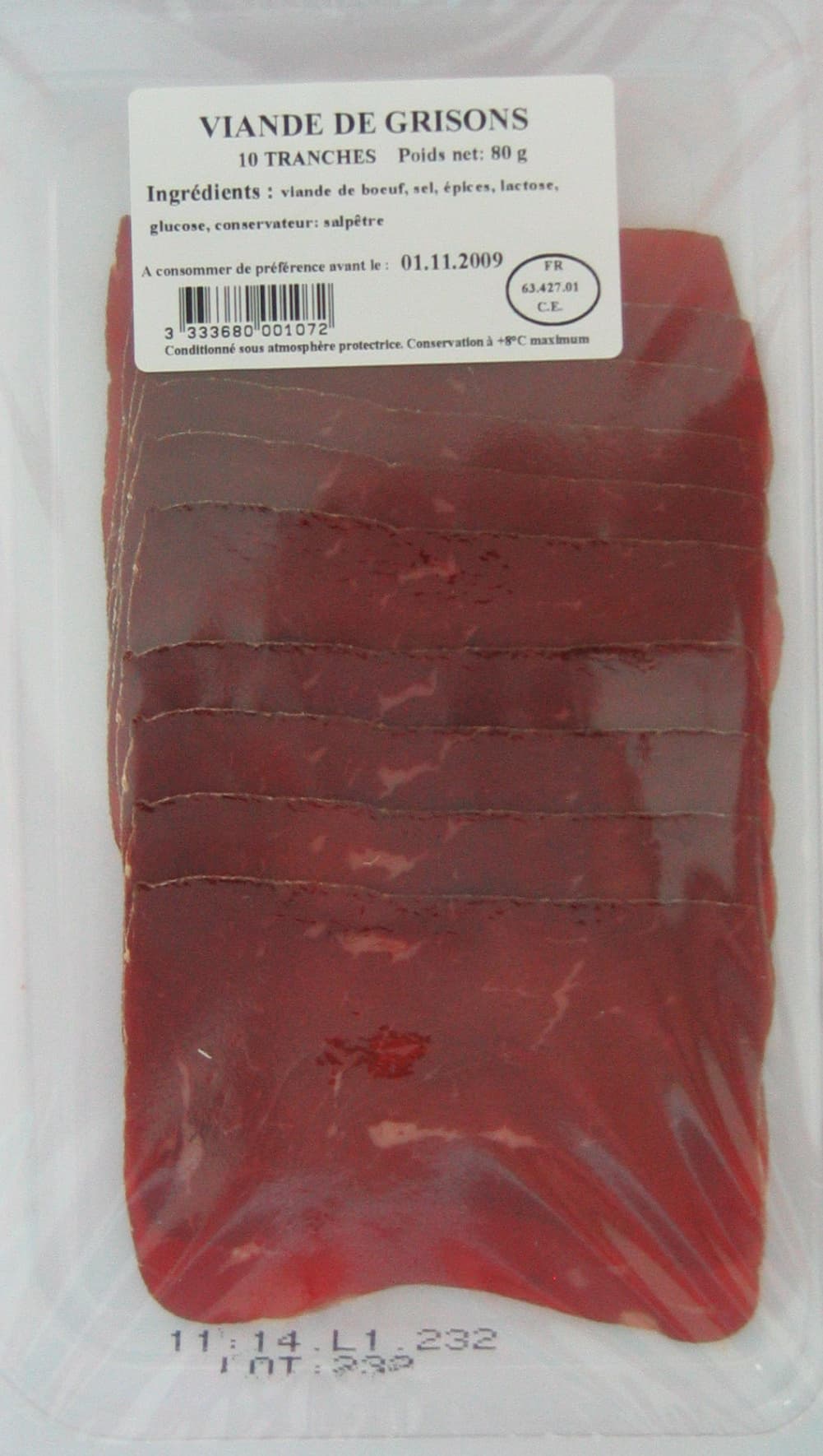 Polette Viande de Grisons packshot