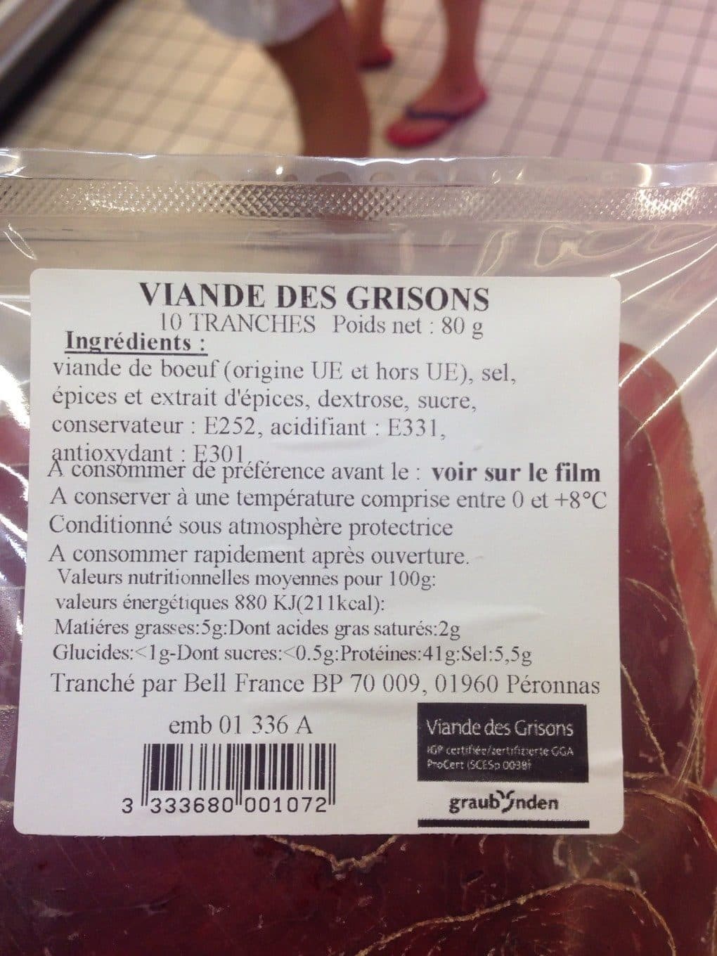 Polette Viande de Grisons packshot