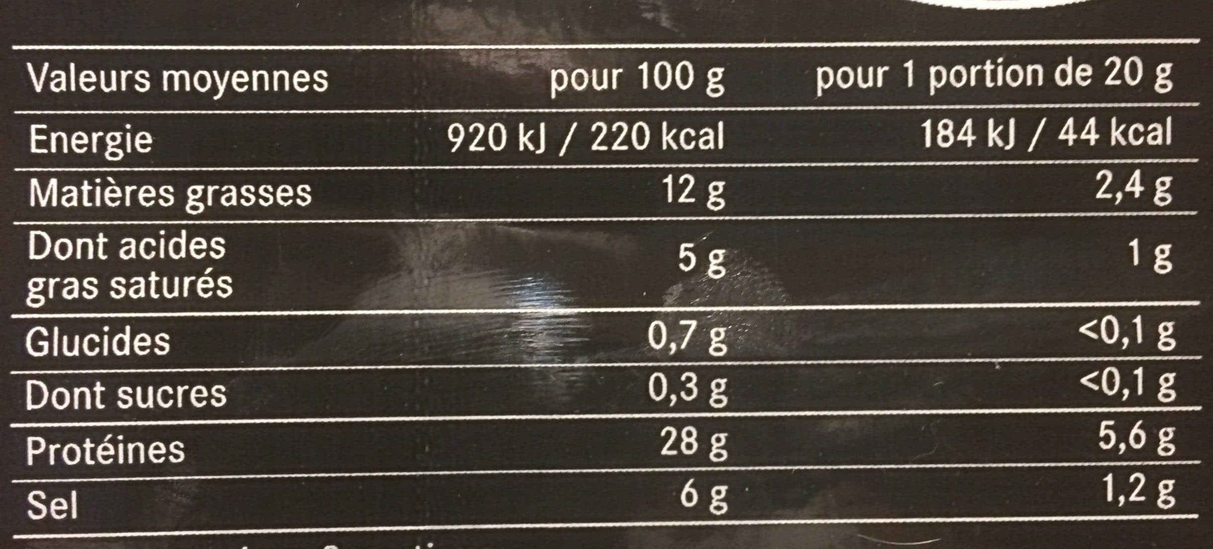 Open Food Facts Jambon sec de savoie packshot